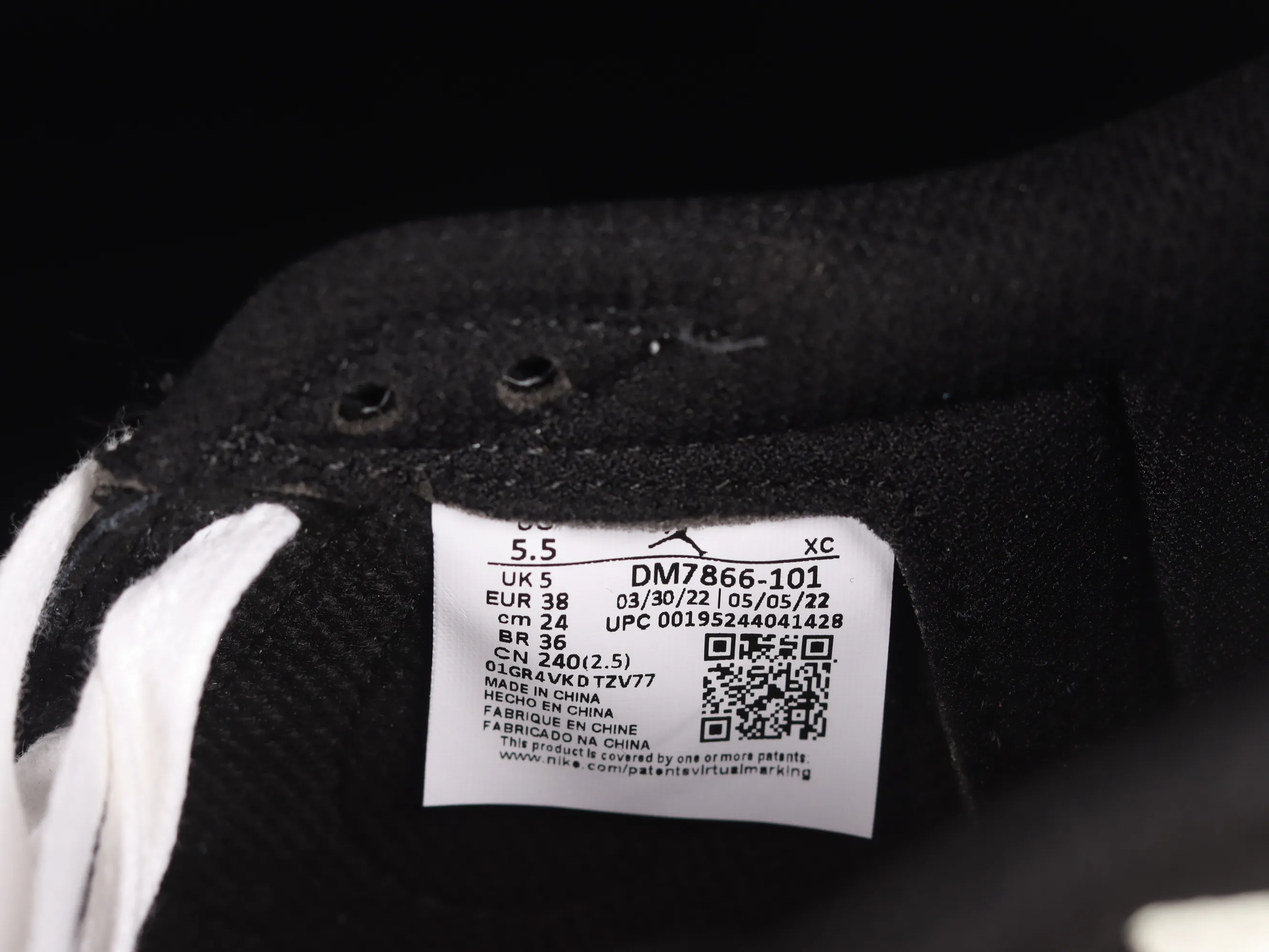 All categories Air Jordan Jordan series basketball shoes Air Jordan 1 Low Travis Scott x Air Jordan 1 Low OG AJ1 Joe 1 black and white panda reverse inverted hook joint casual sports basketball shoes DM7866-101